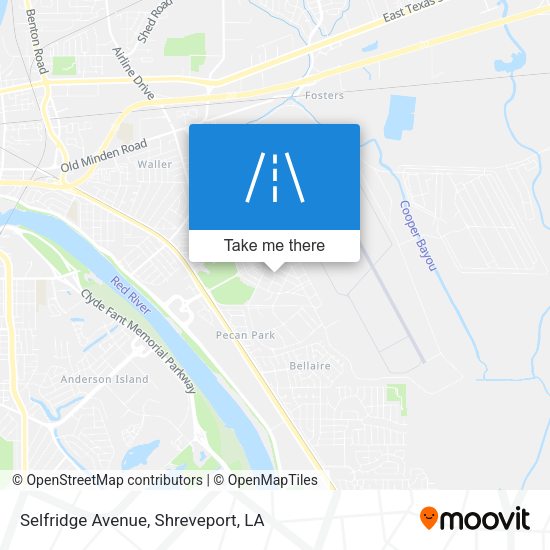 Selfridge Avenue map