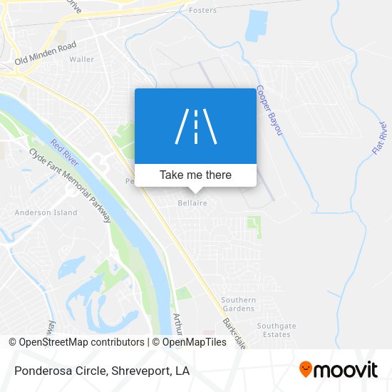 Ponderosa Circle map