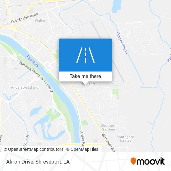 Akron Drive map