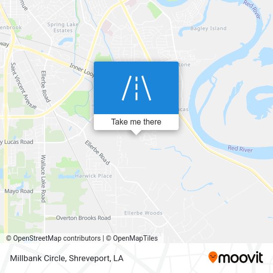 Millbank Circle map