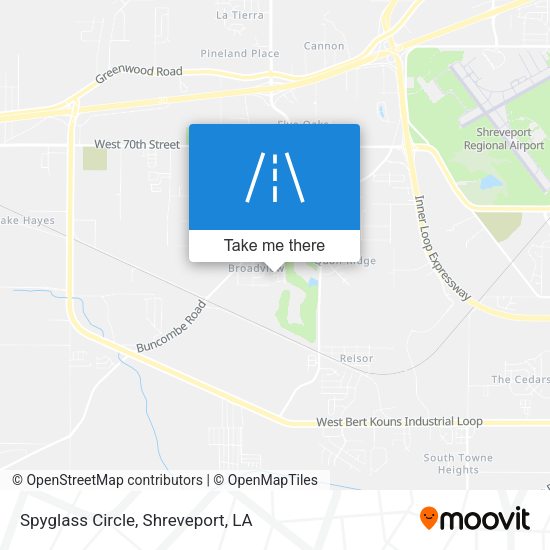 Spyglass Circle map