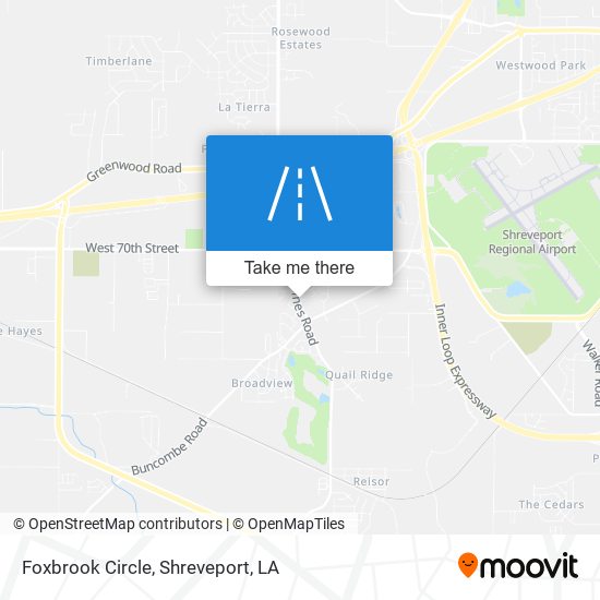 Foxbrook Circle map