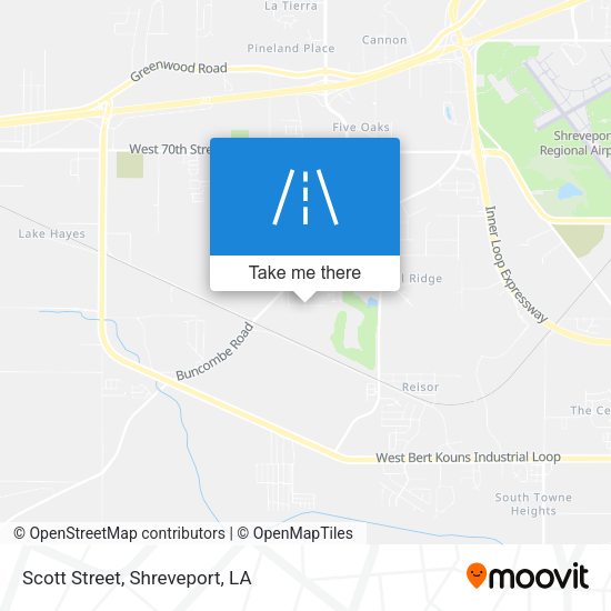 Mapa de Scott Street