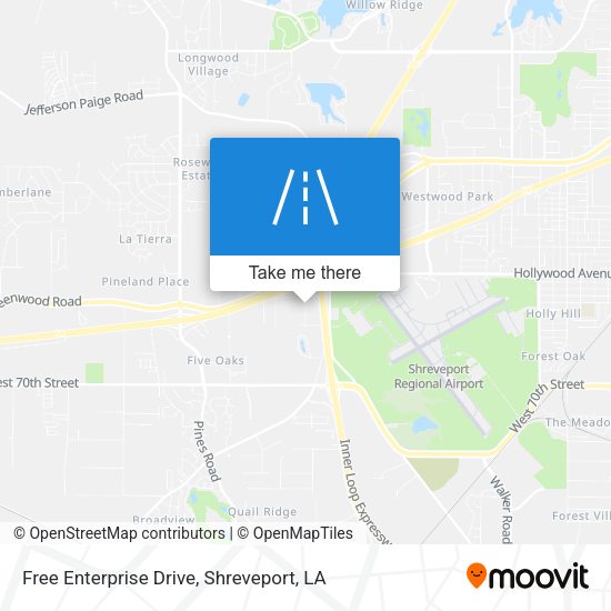 Free Enterprise Drive map
