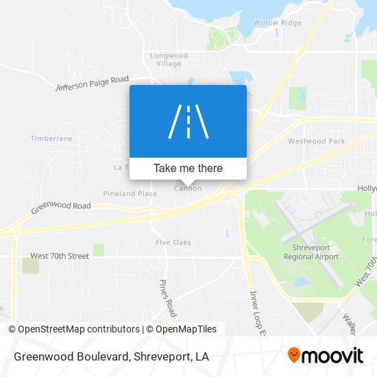 Greenwood Boulevard map