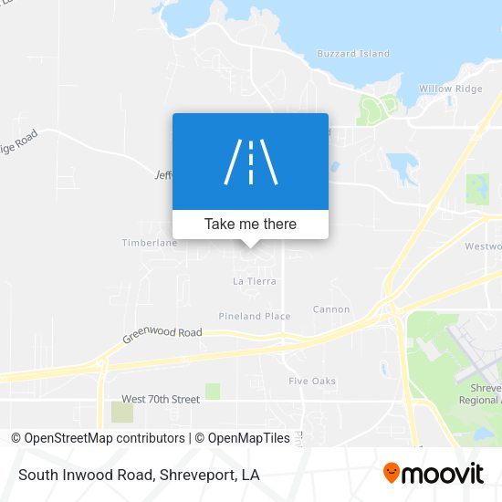 Mapa de South Inwood Road
