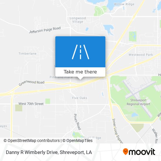 Danny R Wimberly Drive map