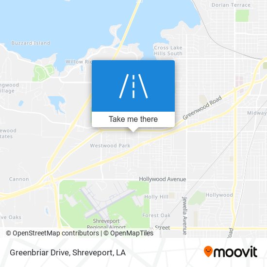 Greenbriar Drive map