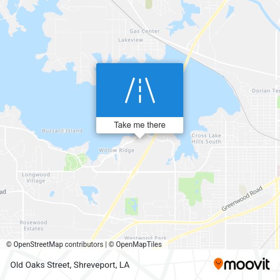 Old Oaks Street map