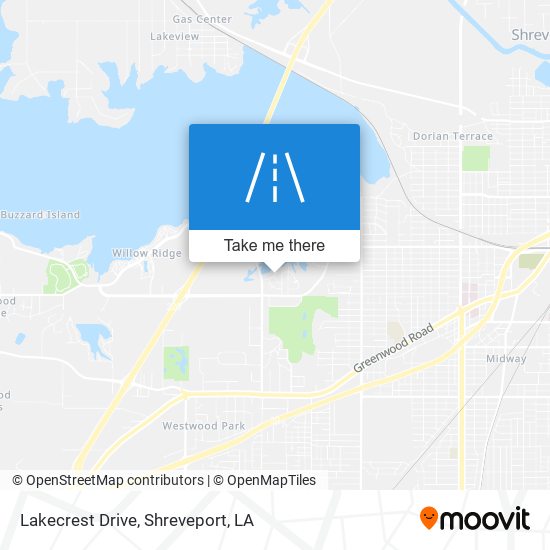 Lakecrest Drive map