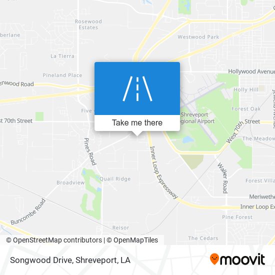 Songwood Drive map