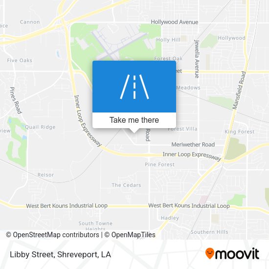 Mapa de Libby Street