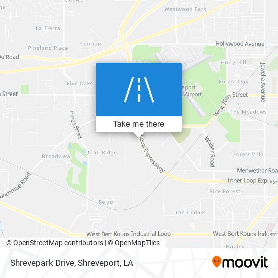 Mapa de Shrevepark Drive