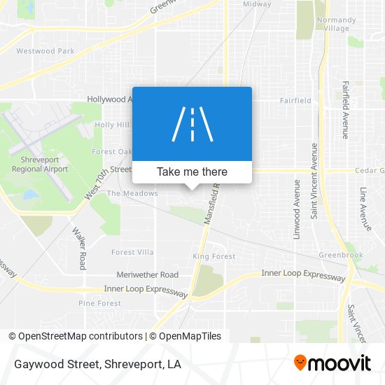 Mapa de Gaywood Street