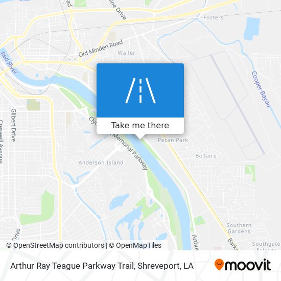Arthur Ray Teague Parkway Trail map