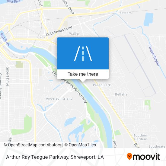 Mapa de Arthur Ray Teague Parkway