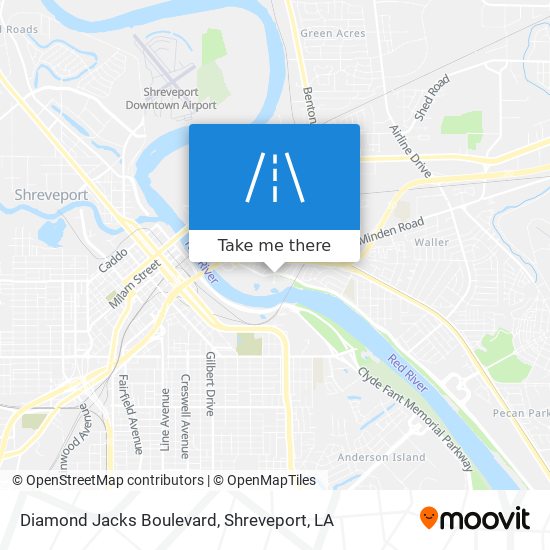 Diamond Jacks Boulevard map