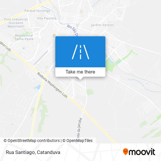 Mapa Rua Santiago