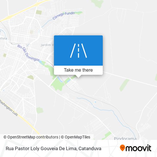 Mapa Rua Pastor Loly Gouveia De Lima