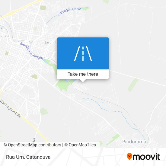 Rua Um map