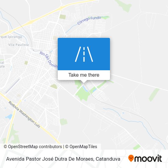 Avenida Pastor José Dutra De Moraes map