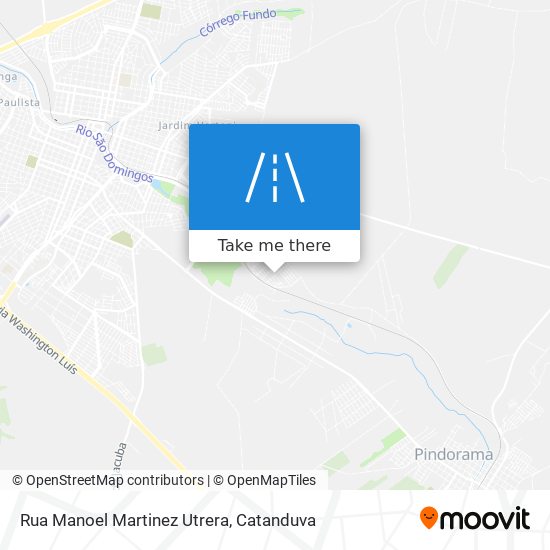 Mapa Rua Manoel Martinez Utrera