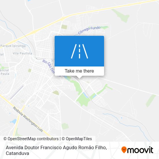 Avenida Doutor Francisco Agudo Romão Filho map