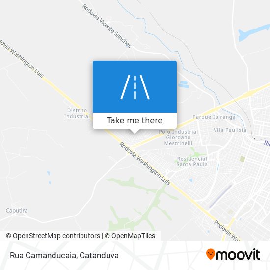 Mapa Rua Camanducaia