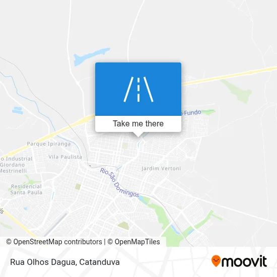 Rua Olhos Dagua map