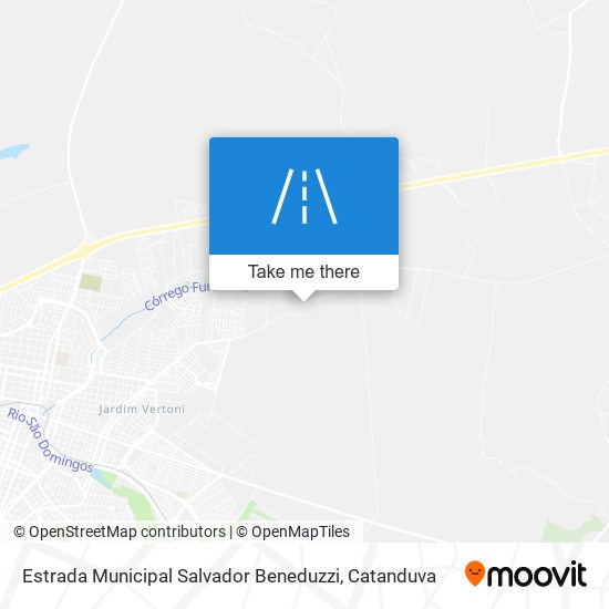 Estrada Municipal Salvador Beneduzzi map