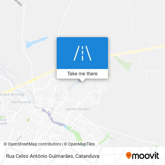 Mapa Rua Celso Antônio Guimarães