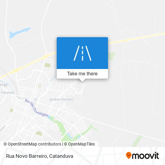 Mapa Rua Novo Barreiro