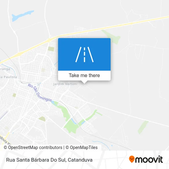 Rua Santa Bárbara Do Sul map