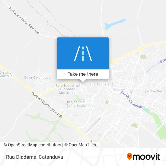 Rua Diadema map