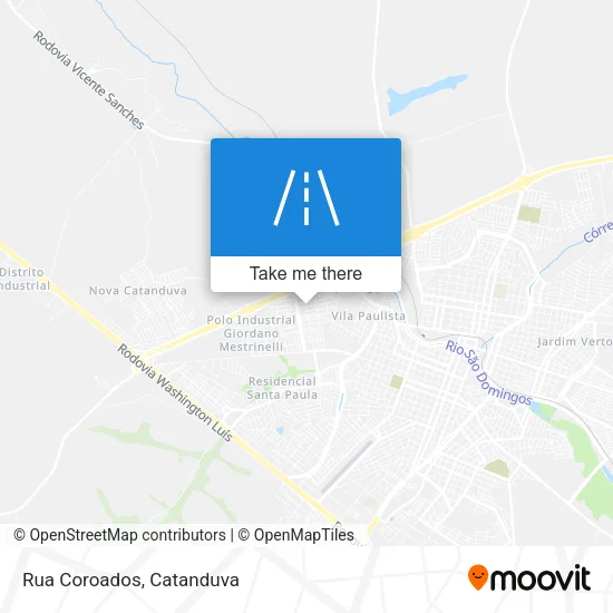 Rua Coroados map
