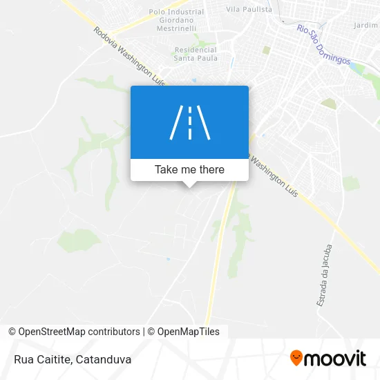 Rua Caitite map