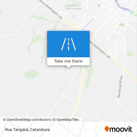 Mapa Rua Tangará