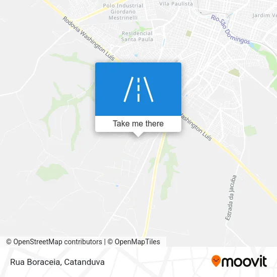 Rua Boraceia map