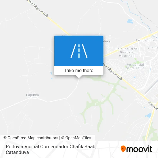 Rodovia Vicinal Comendador Chafik Saab map