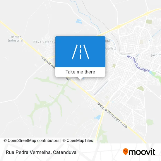 Rua Pedra Vermelha map