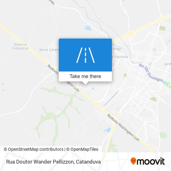 Mapa Rua Doutor Wander Pellizzon