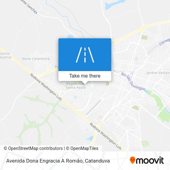 Avenida Dona Engracia A Romão map