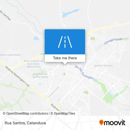 Rua Santos map