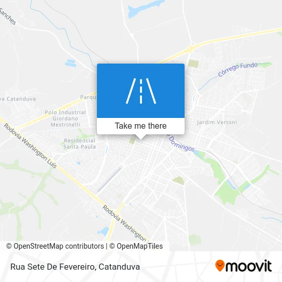 Rua Sete De Fevereiro map