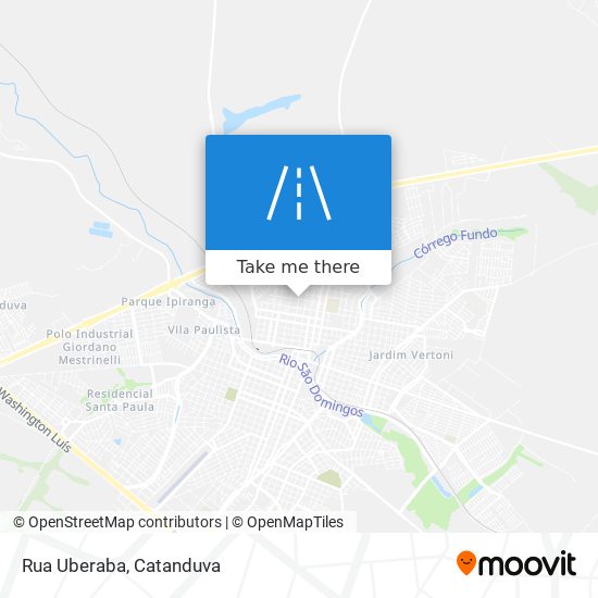 Mapa Rua Uberaba