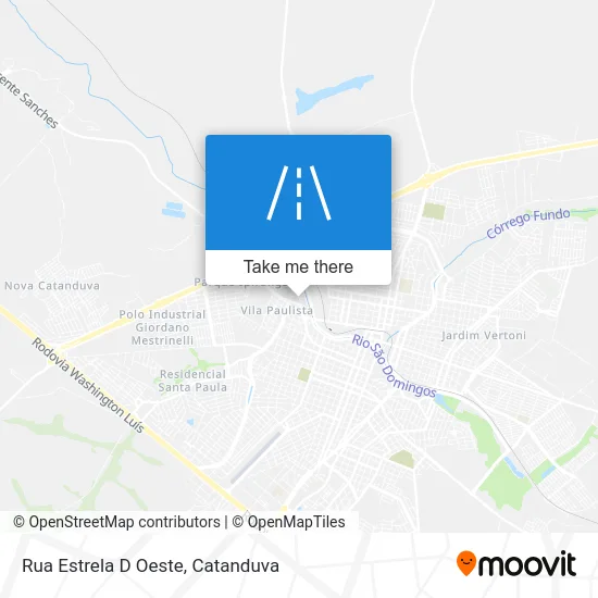 Rua Estrela D Oeste map