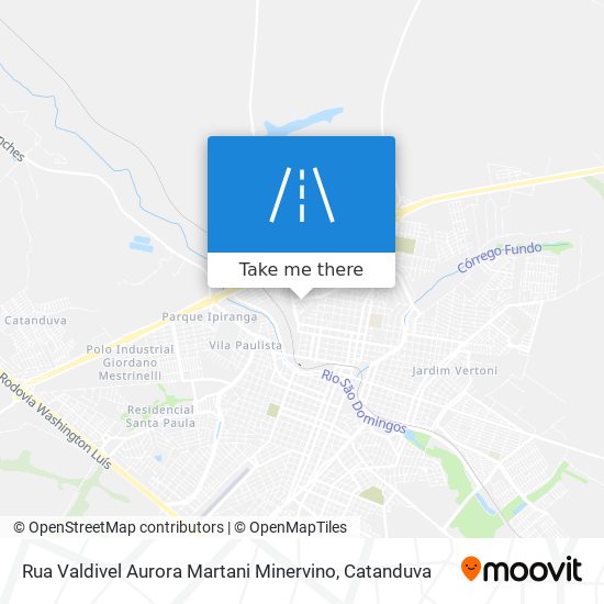 Mapa Rua Valdivel Aurora Martani Minervino