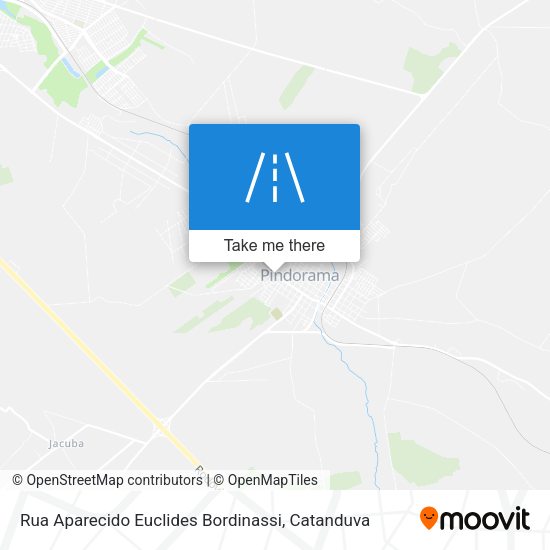 Rua Aparecido Euclides Bordinassi map