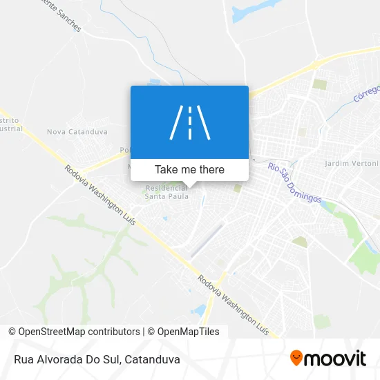 Rua Alvorada Do Sul map