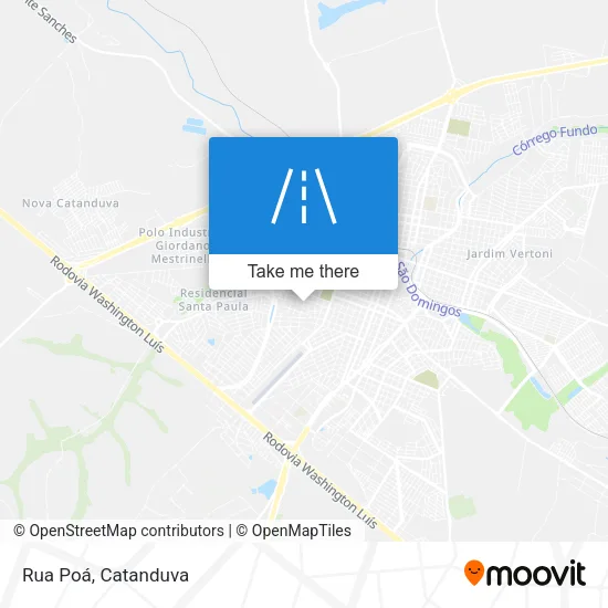 Rua Poá map